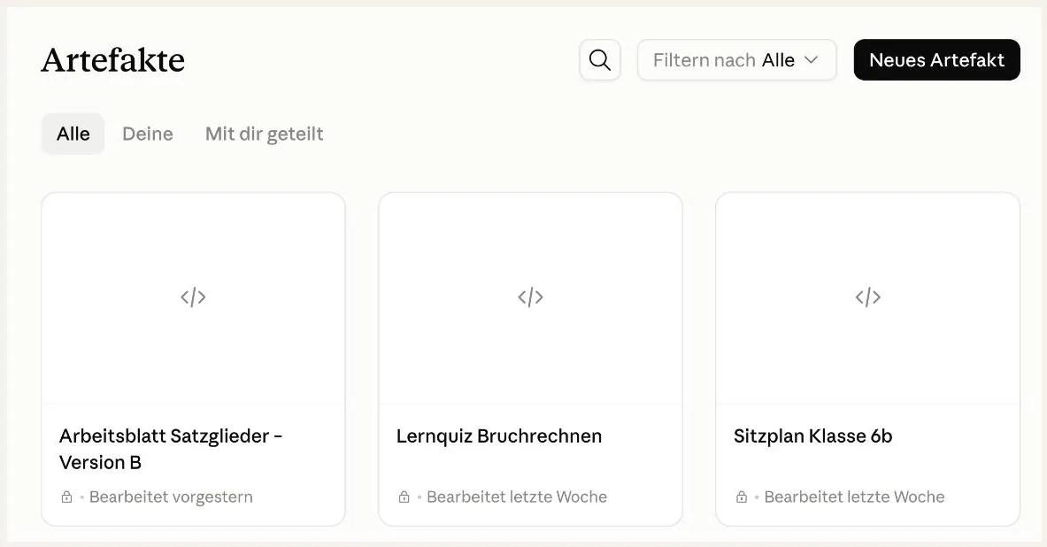 Bild 9: Artefakte.